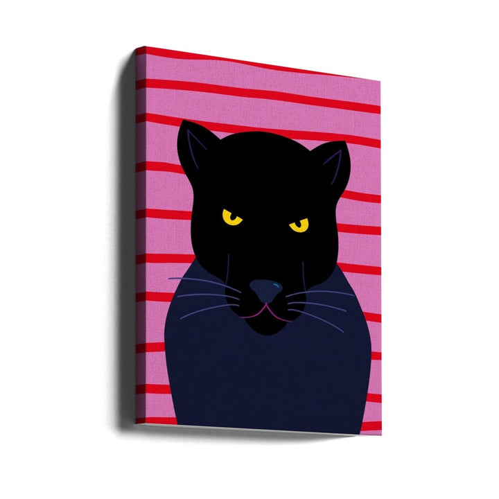 Black Panter - Stretched Canvas, Poster or Fine Art Print - I Heart Wall Art - Poster Print, Canvas Print or Framed Art Print