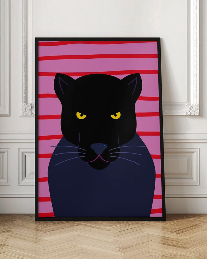 Black Panter - Stretched Canvas, Poster or Fine Art Print - I Heart Wall Art - Poster Print, Canvas Print or Framed Art Print