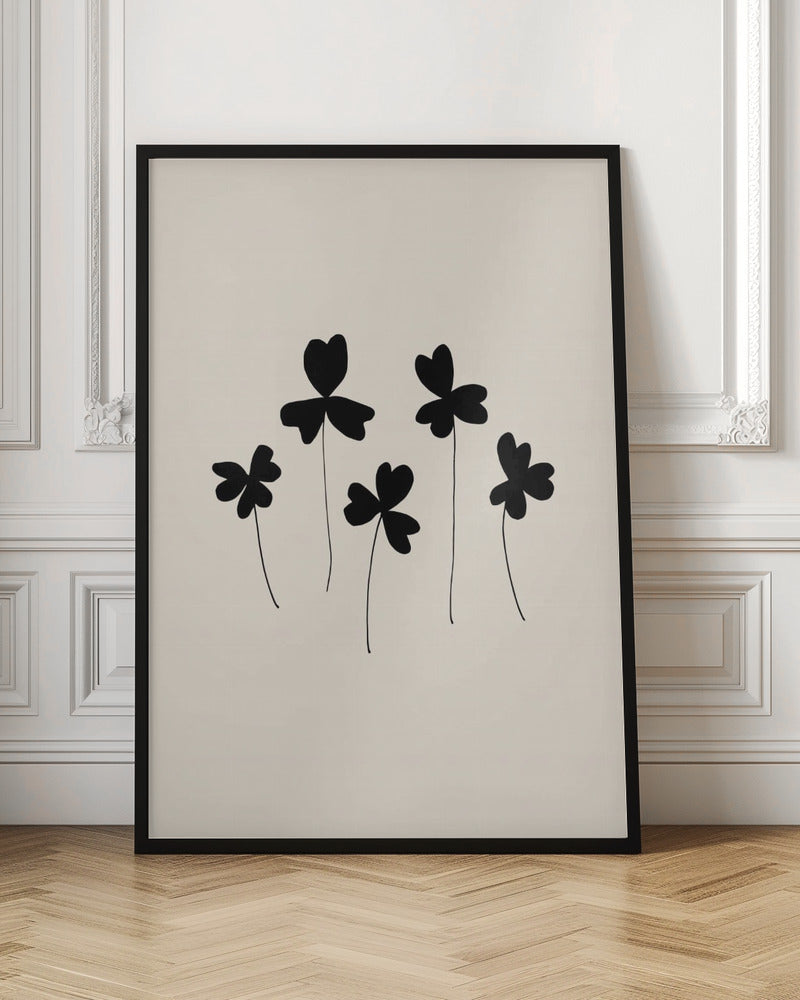 Black Sorrel - Stretched Canvas, Poster or Fine Art Print I Heart Wall Art
