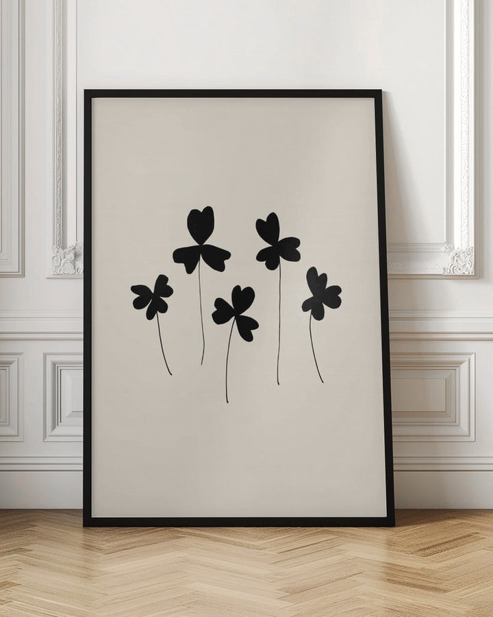 Black Sorrel - Stretched Canvas, Poster or Fine Art Print I Heart Wall Art