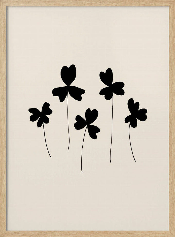 Black Sorrel - Stretched Canvas, Poster or Fine Art Print I Heart Wall Art