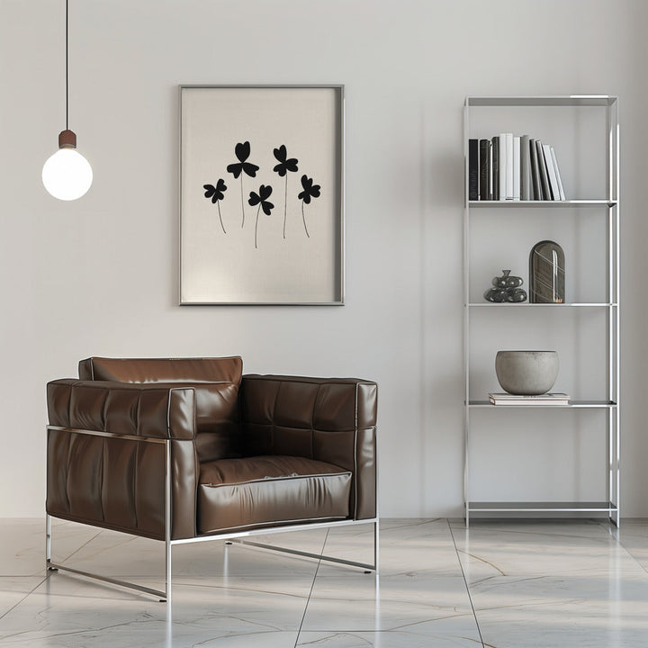 Black Sorrel - Stretched Canvas, Poster or Fine Art Print I Heart Wall Art