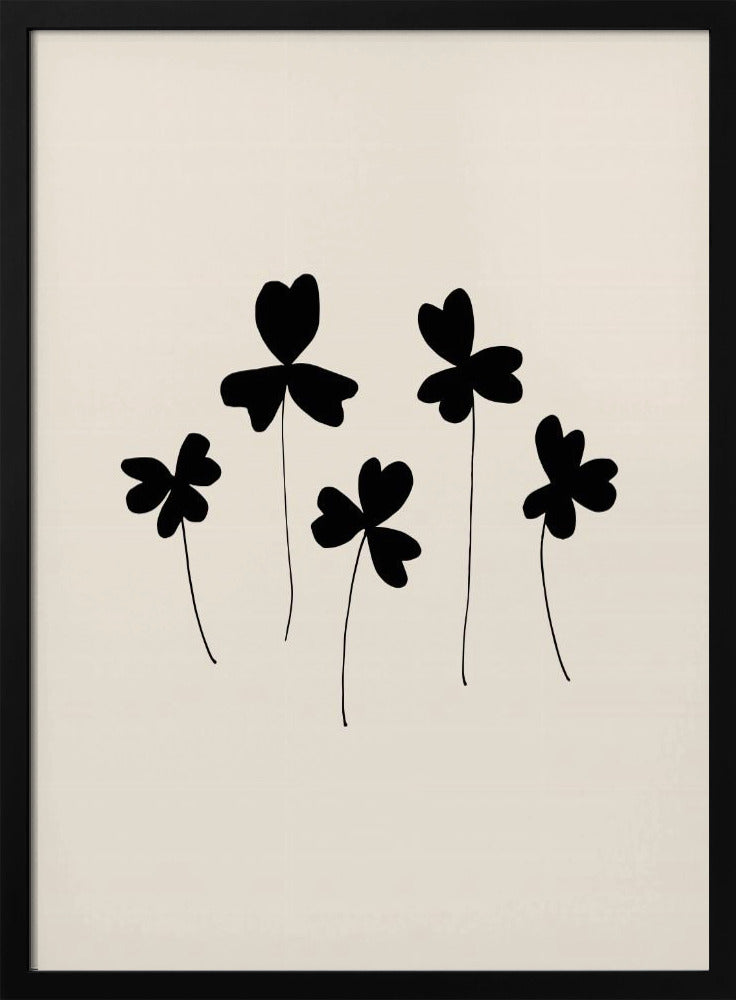 Black Sorrel - Stretched Canvas, Poster or Fine Art Print I Heart Wall Art