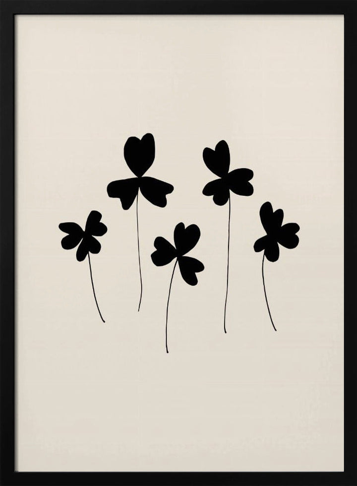 Black Sorrel - Stretched Canvas, Poster or Fine Art Print I Heart Wall Art