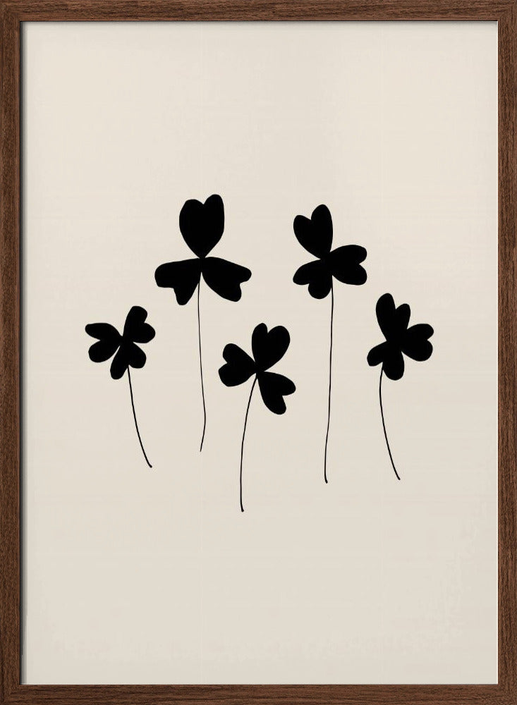 Black Sorrel - Stretched Canvas, Poster or Fine Art Print I Heart Wall Art