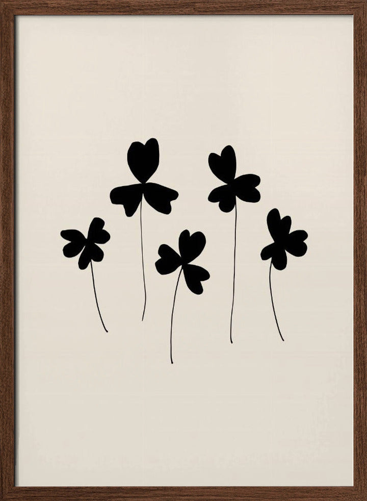 Black Sorrel - Stretched Canvas, Poster or Fine Art Print I Heart Wall Art
