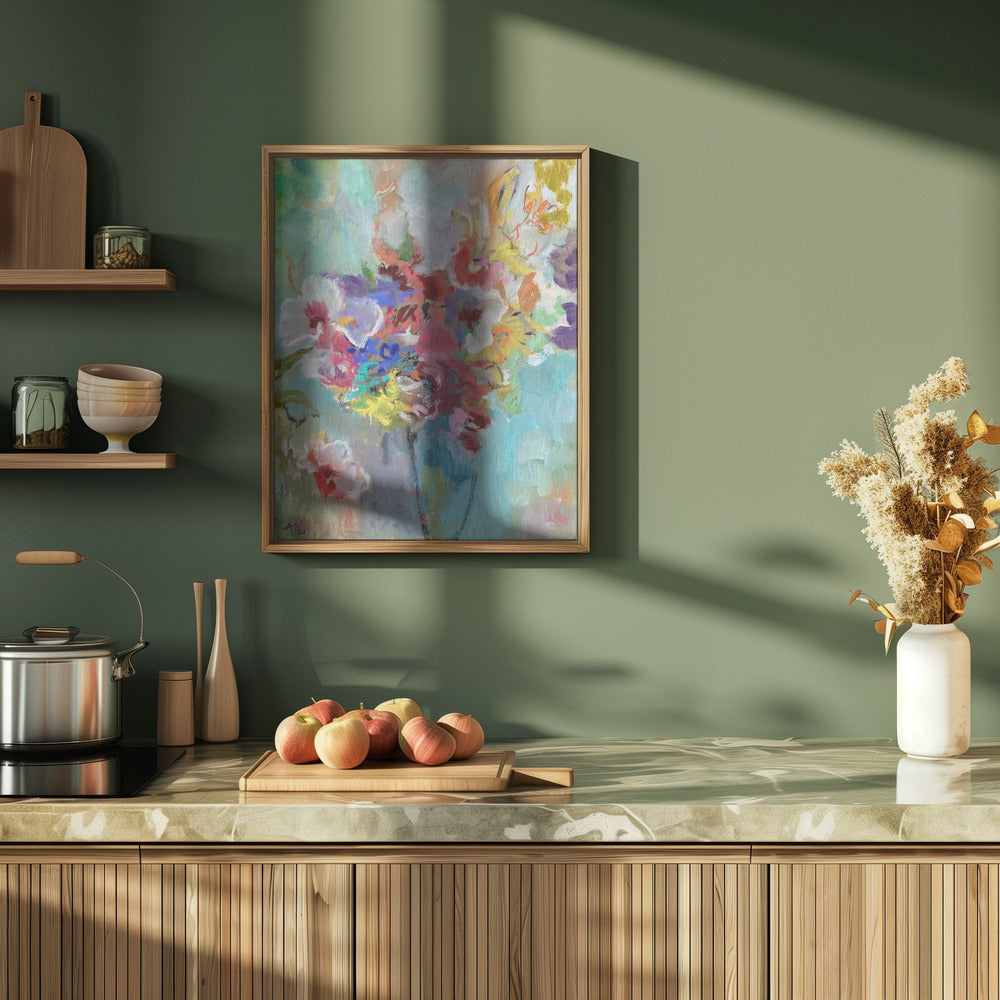 Black Vase - Stretched Canvas, Poster or Fine Art Print I Heart Wall Art
