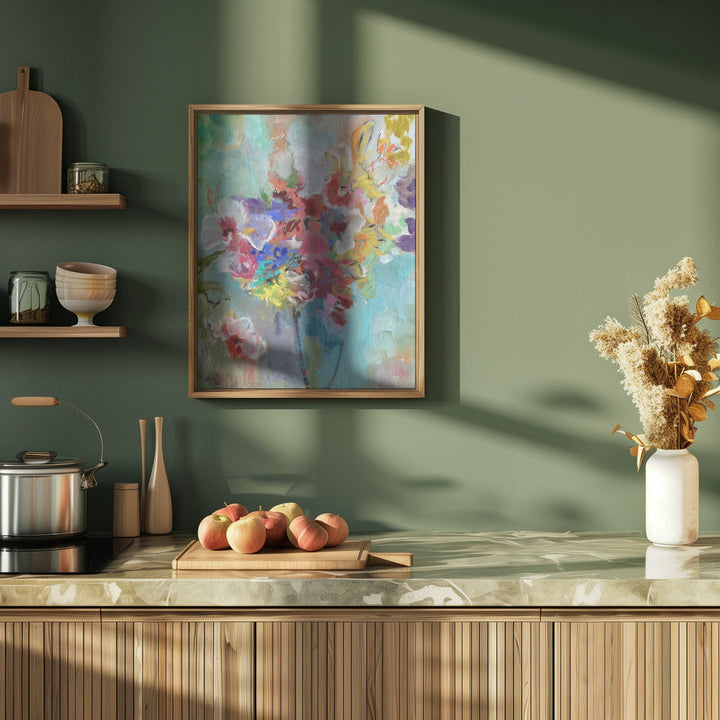 Black Vase - Stretched Canvas, Poster or Fine Art Print I Heart Wall Art