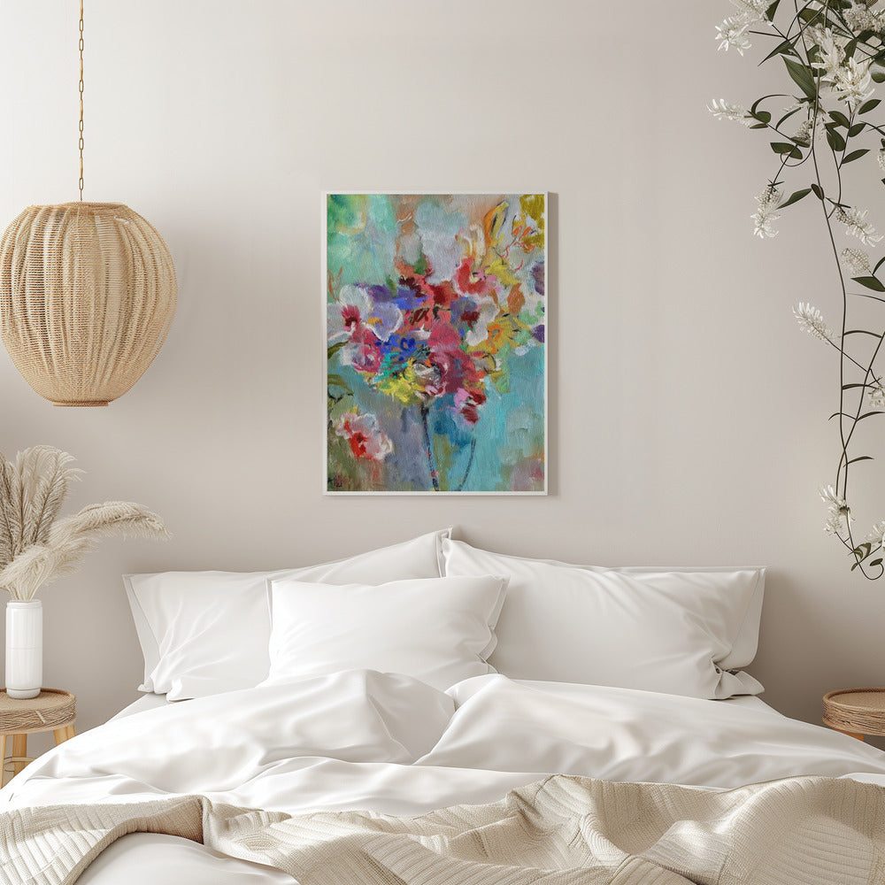 Black Vase - Stretched Canvas, Poster or Fine Art Print I Heart Wall Art