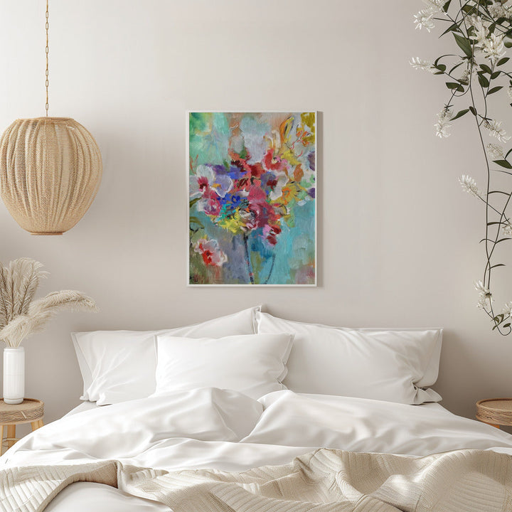 Black Vase - Stretched Canvas, Poster or Fine Art Print I Heart Wall Art