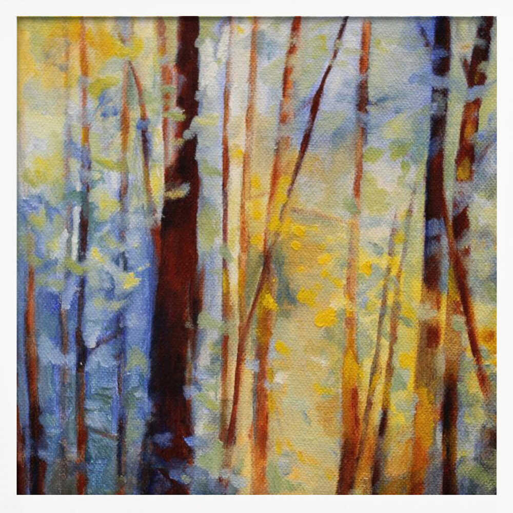 Bliss Trees - Square Stretched Canvas, Poster or Fine Art Print - I Heart Wall Art - Poster Print, Canvas Print or Framed Art Print
