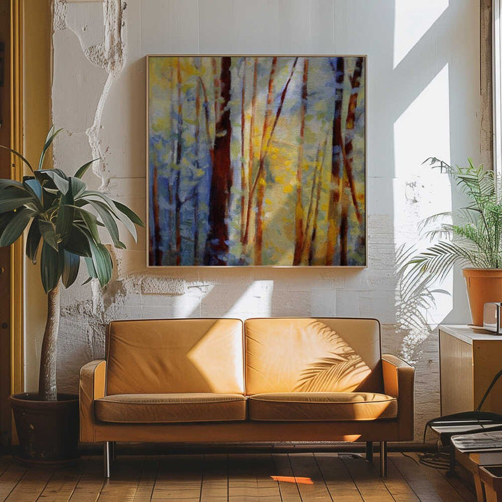 Bliss Trees - Square Stretched Canvas, Poster or Fine Art Print - I Heart Wall Art - Poster Print, Canvas Print or Framed Art Print