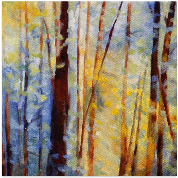 Bliss Trees - Square Stretched Canvas, Poster or Fine Art Print - I Heart Wall Art - Poster Print, Canvas Print or Framed Art Print