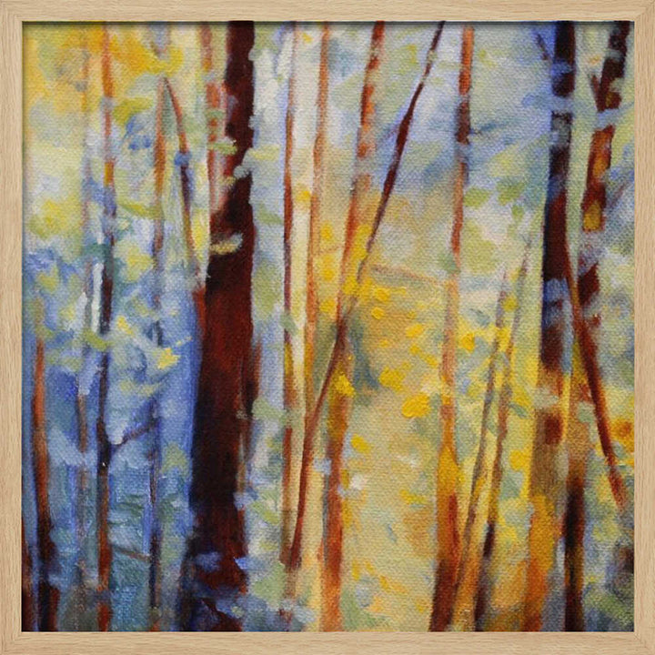 Bliss Trees - Square Stretched Canvas, Poster or Fine Art Print - I Heart Wall Art - Poster Print, Canvas Print or Framed Art Print