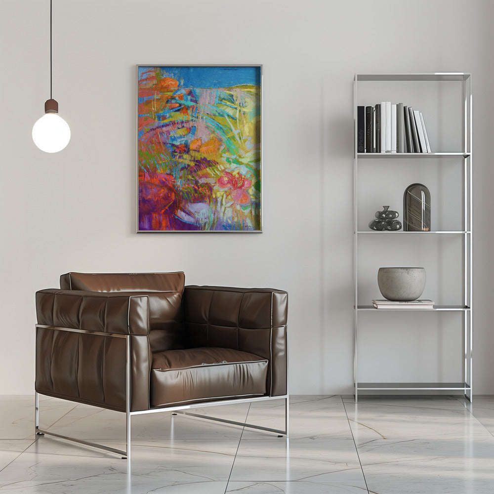 Blooming Heart - Stretched Canvas, Poster or Fine Art Print I Heart Wall Art