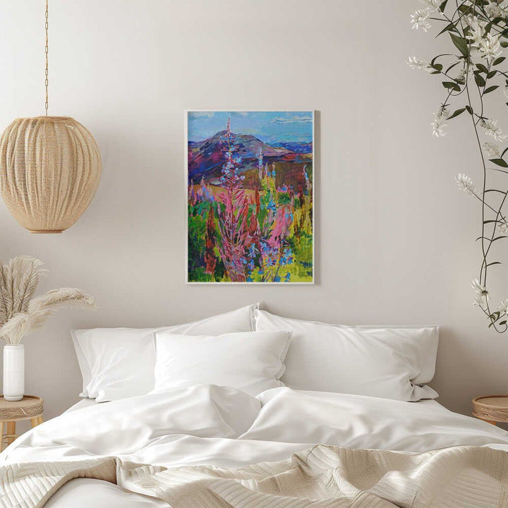 Blooming Sally - Stretched Canvas, Poster or Fine Art Print - I Heart Wall Art - Poster Print, Canvas Print or Framed Art Print