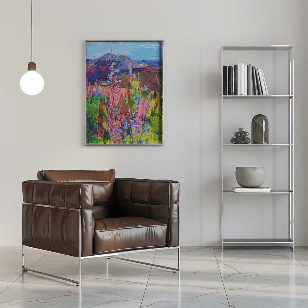 Blooming Sally - Stretched Canvas, Poster or Fine Art Print - I Heart Wall Art - Poster Print, Canvas Print or Framed Art Print
