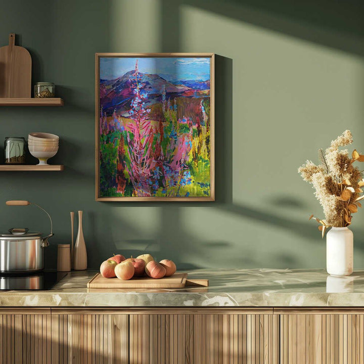 Blooming Sally - Stretched Canvas, Poster or Fine Art Print - I Heart Wall Art - Poster Print, Canvas Print or Framed Art Print