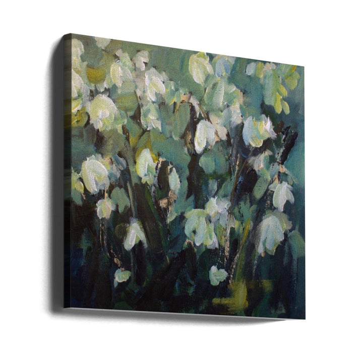 Blooming Serenity - Square Stretched Canvas, Poster or Fine Art Print - I Heart Wall Art - Poster Print, Canvas Print or Framed Art Print