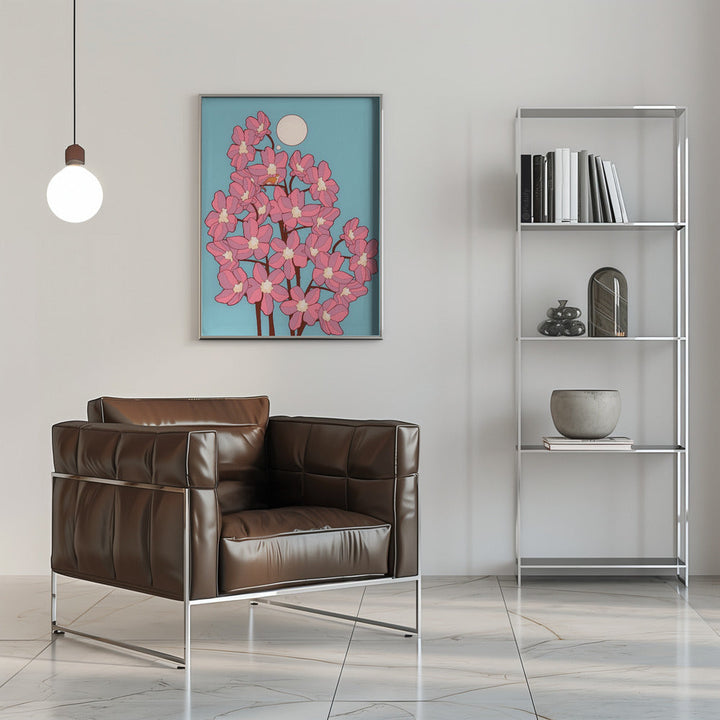 Blossom Cat Tree - Stretched Canvas, Poster or Fine Art Print I Heart Wall Art