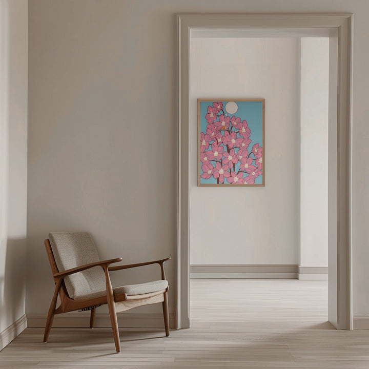 Blossom Cat Tree - Stretched Canvas, Poster or Fine Art Print I Heart Wall Art