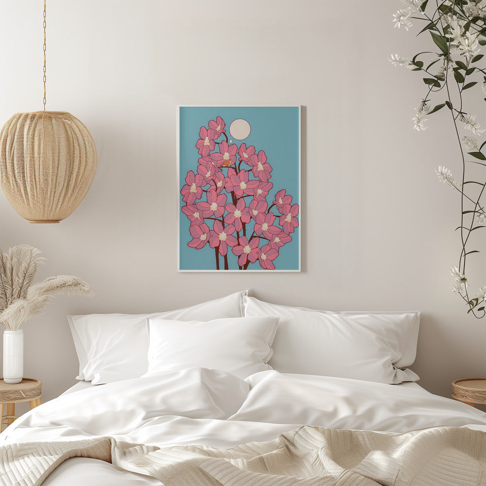 Blossom Cat Tree - Stretched Canvas, Poster or Fine Art Print I Heart Wall Art