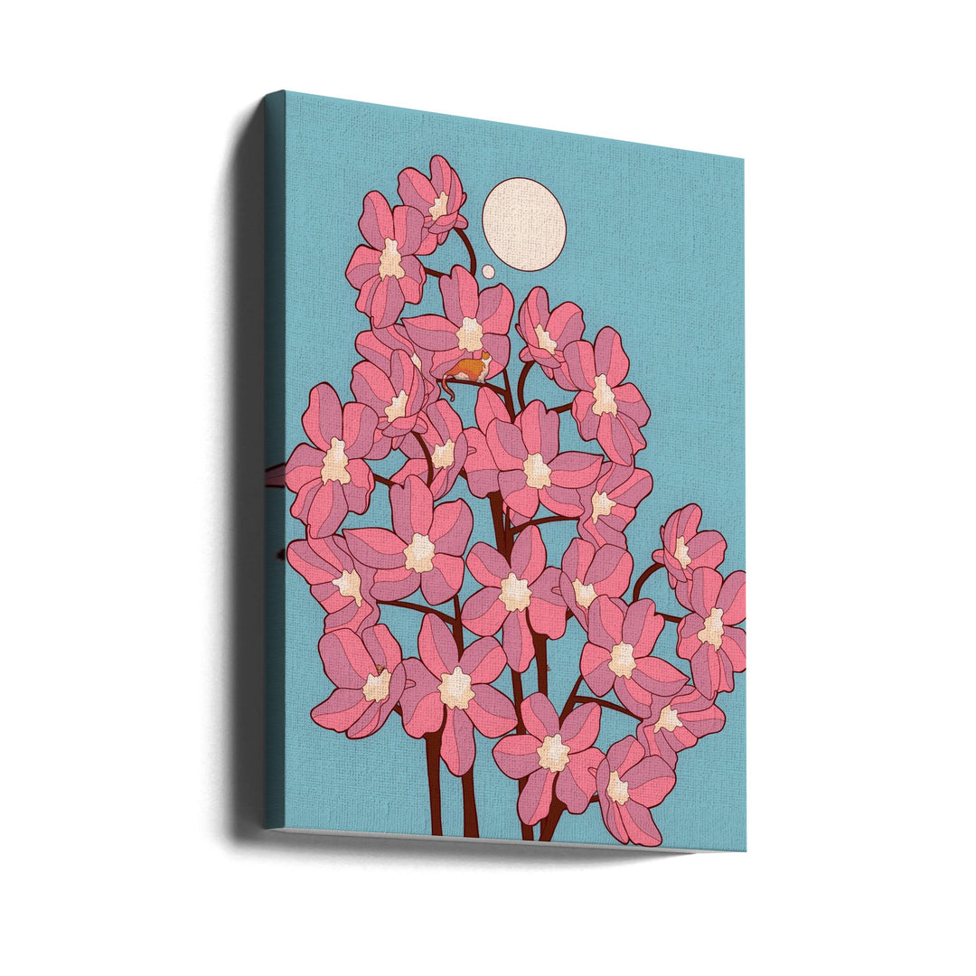 Blossom Cat Tree - Stretched Canvas, Poster or Fine Art Print I Heart Wall Art