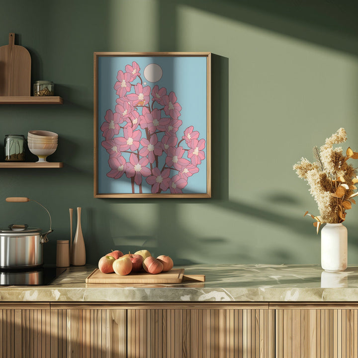 Blossom Cat Tree - Stretched Canvas, Poster or Fine Art Print I Heart Wall Art