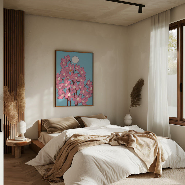 Blossom Cat Tree - Stretched Canvas, Poster or Fine Art Print I Heart Wall Art