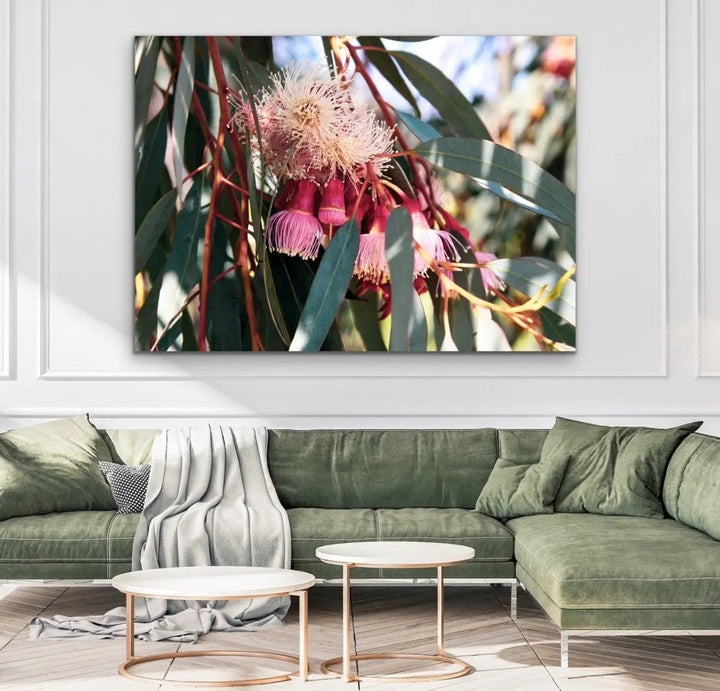 Blossom Days - Australian Nature Eucalyptus Flower Gum Tree Print - Nature Wall Art - I Heart Wall Art - Poster Print, Canvas Print or Framed Art Print