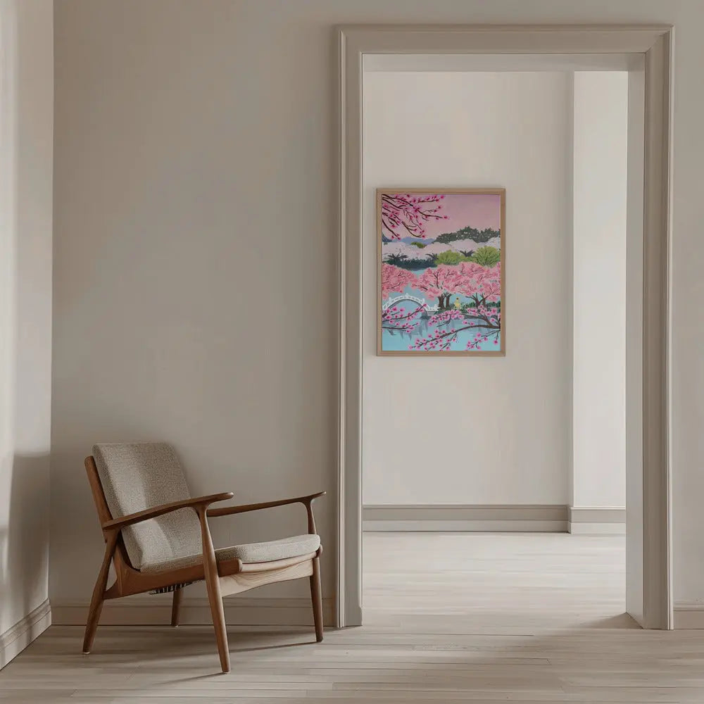 Blossom Ride - Stretched Canvas, Poster or Fine Art Print I Heart Wall Art