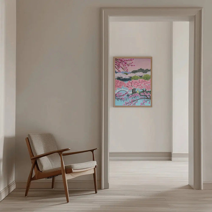 Blossom Ride - Stretched Canvas, Poster or Fine Art Print I Heart Wall Art