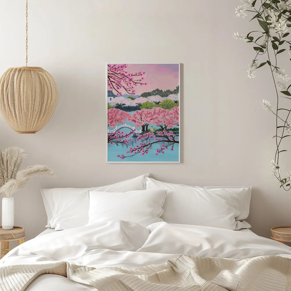 Blossom Ride - Stretched Canvas, Poster or Fine Art Print I Heart Wall Art