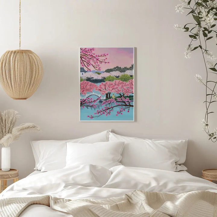 Blossom Ride - Stretched Canvas, Poster or Fine Art Print I Heart Wall Art