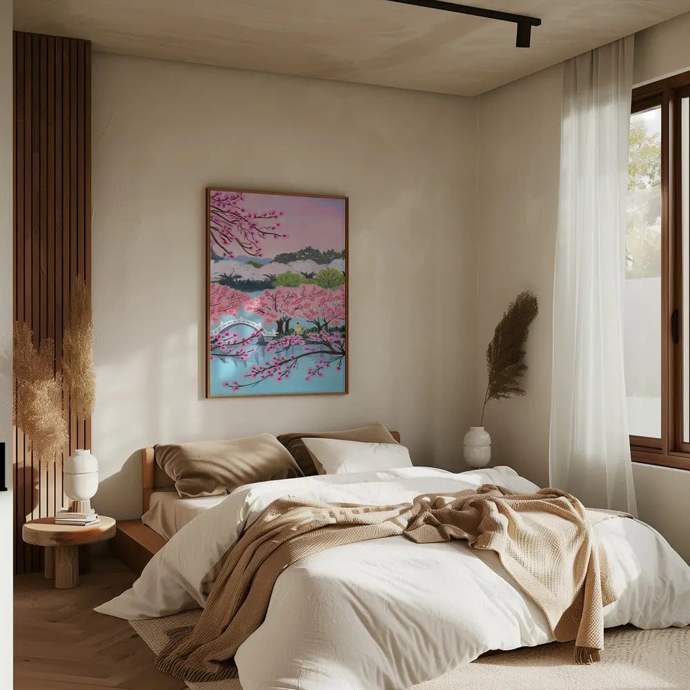Blossom Ride - Stretched Canvas, Poster or Fine Art Print I Heart Wall Art