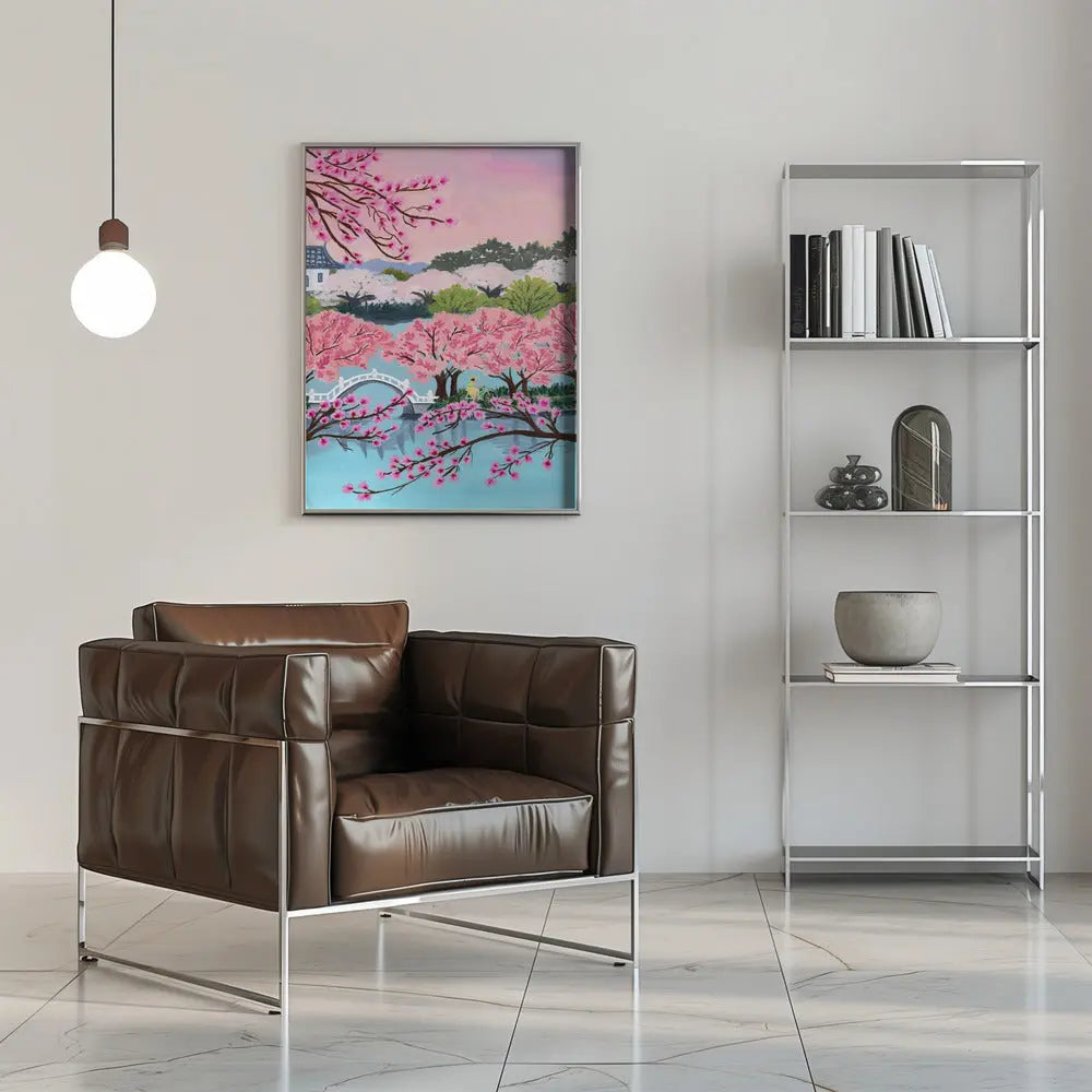 Blossom Ride - Stretched Canvas, Poster or Fine Art Print I Heart Wall Art