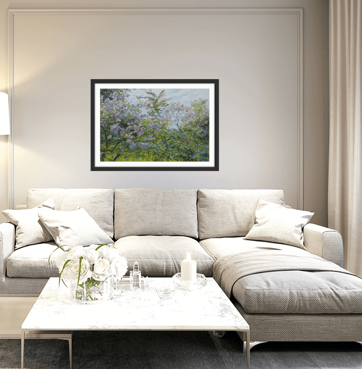 Blossoming Lilac, ca. 1921 by Max Slevogt - Fine Art or Canvas Print - I Heart Wall Art - Poster Print, Canvas Print or Framed Art Print