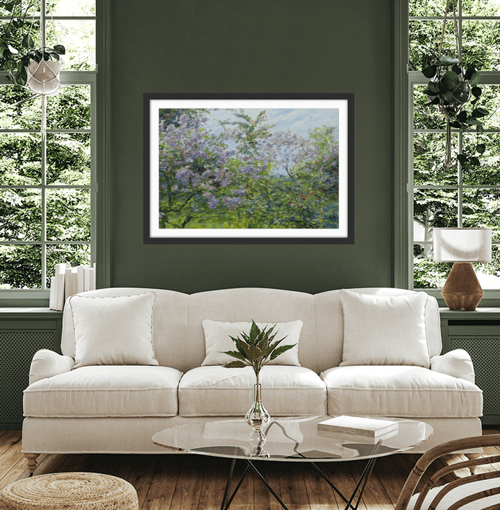 Blossoming Lilac, ca. 1921 by Max Slevogt - Fine Art or Canvas Print - I Heart Wall Art - Poster Print, Canvas Print or Framed Art Print