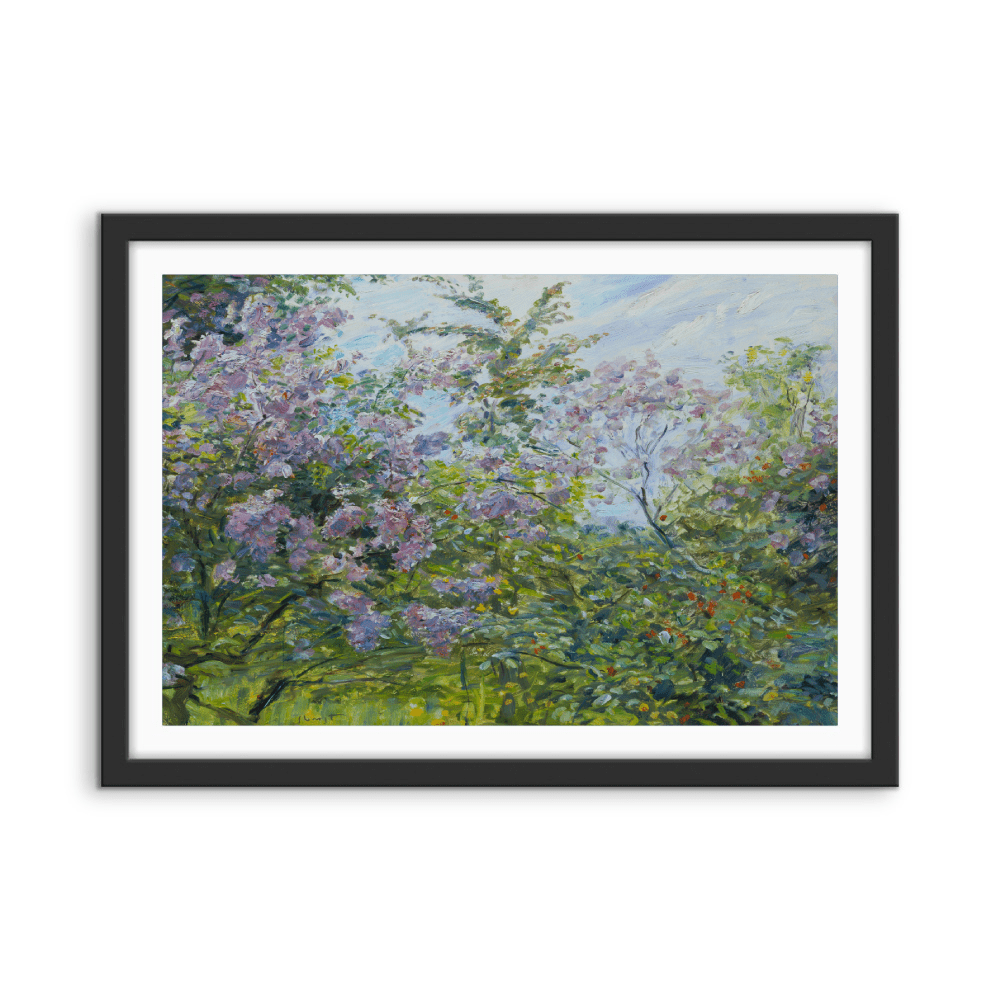 Blossoming Lilac, ca. 1921 by Max Slevogt - Fine Art or Canvas Print - I Heart Wall Art - Poster Print, Canvas Print or Framed Art Print