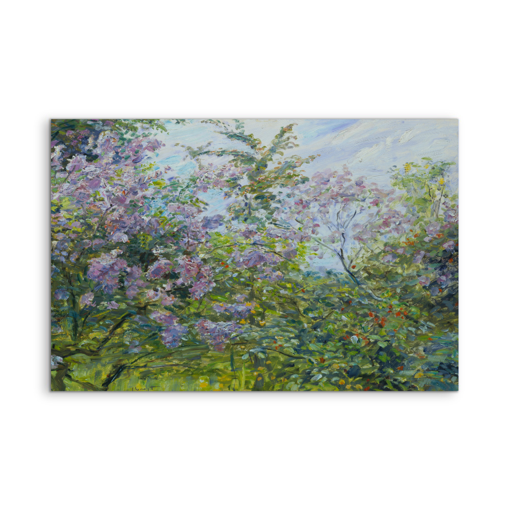 Blossoming Lilac, ca. 1921 by Max Slevogt - Fine Art or Canvas Print - I Heart Wall Art - Poster Print, Canvas Print or Framed Art Print