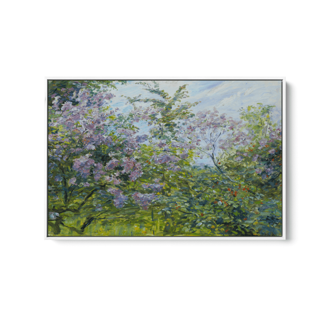 Blossoming Lilac, ca. 1921 by Max Slevogt - Fine Art or Canvas Print - I Heart Wall Art - Poster Print, Canvas Print or Framed Art Print