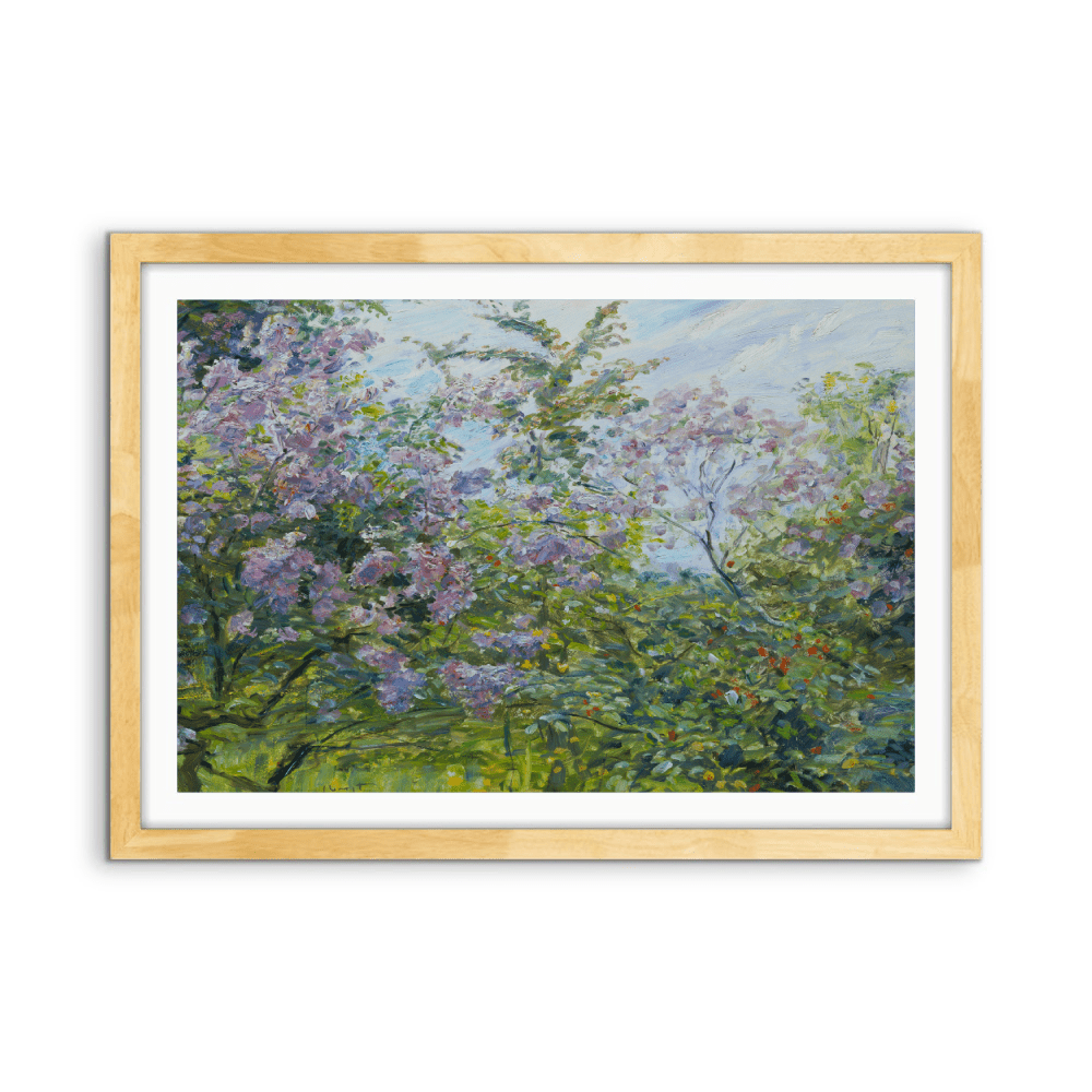Blossoming Lilac, ca. 1921 by Max Slevogt - Fine Art or Canvas Print - I Heart Wall Art - Poster Print, Canvas Print or Framed Art Print