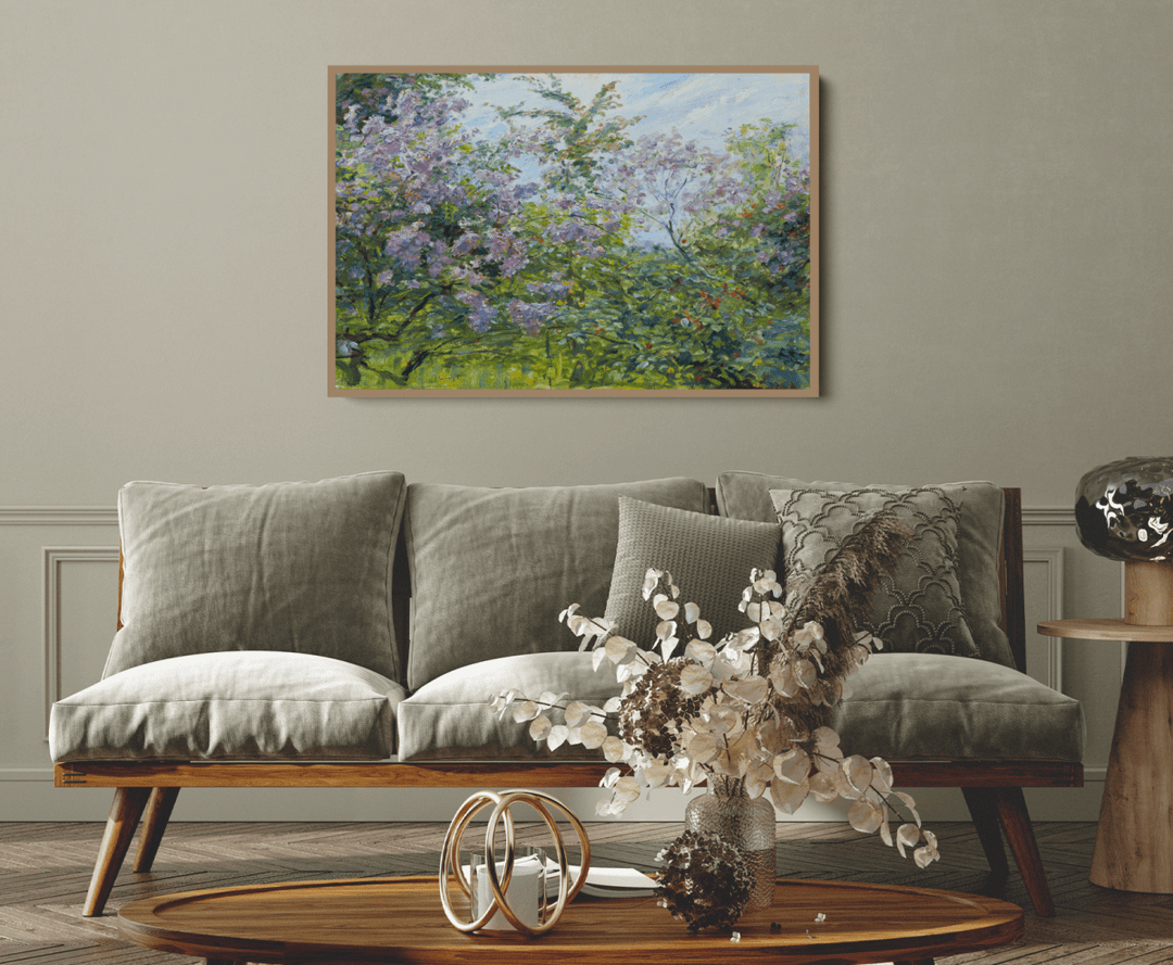 Blossoming Lilac, ca. 1921 by Max Slevogt - Fine Art or Canvas Print - I Heart Wall Art - Poster Print, Canvas Print or Framed Art Print
