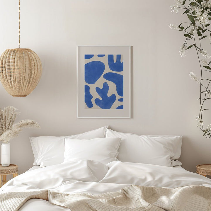 Blue Abstractions - Stretched Canvas, Poster or Fine Art Print - I Heart Wall Art - Poster Print, Canvas Print or Framed Art Print