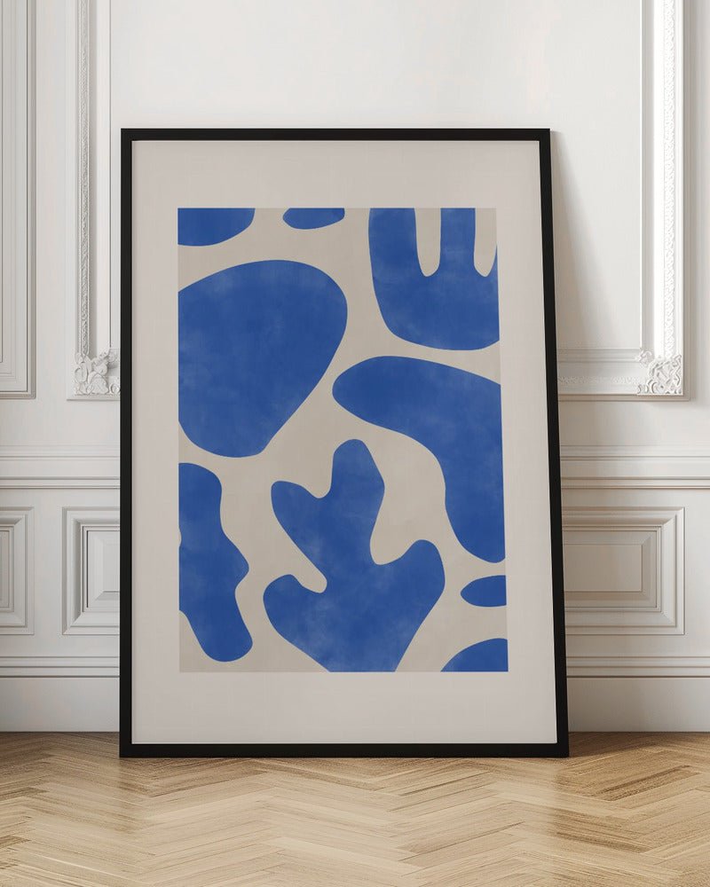 Blue Abstractions - Stretched Canvas, Poster or Fine Art Print - I Heart Wall Art - Poster Print, Canvas Print or Framed Art Print