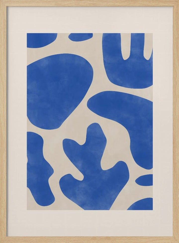 Blue Abstractions - Stretched Canvas, Poster or Fine Art Print - I Heart Wall Art - Poster Print, Canvas Print or Framed Art Print