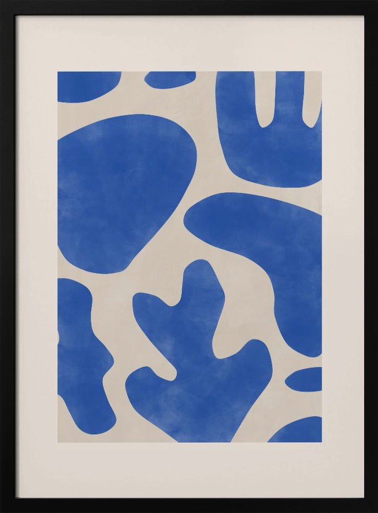 Blue Abstractions - Stretched Canvas, Poster or Fine Art Print - I Heart Wall Art - Poster Print, Canvas Print or Framed Art Print