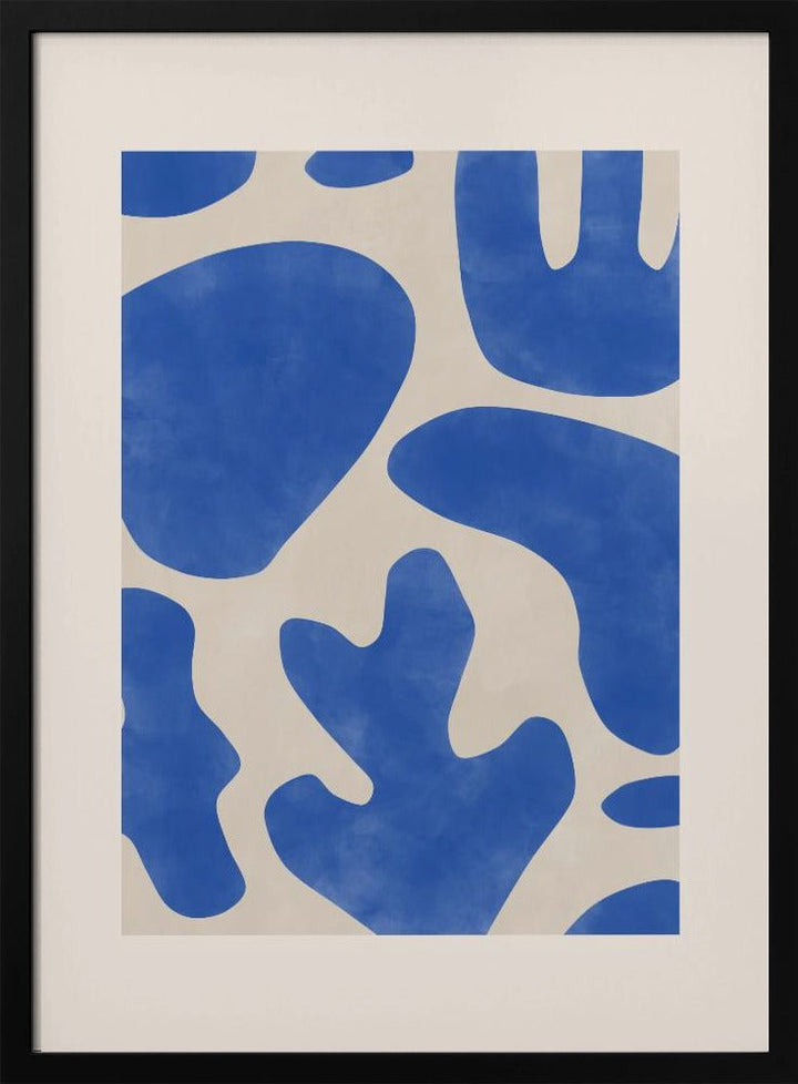 Blue Abstractions - Stretched Canvas, Poster or Fine Art Print - I Heart Wall Art - Poster Print, Canvas Print or Framed Art Print