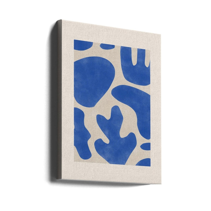 Blue Abstractions - Stretched Canvas, Poster or Fine Art Print - I Heart Wall Art - Poster Print, Canvas Print or Framed Art Print