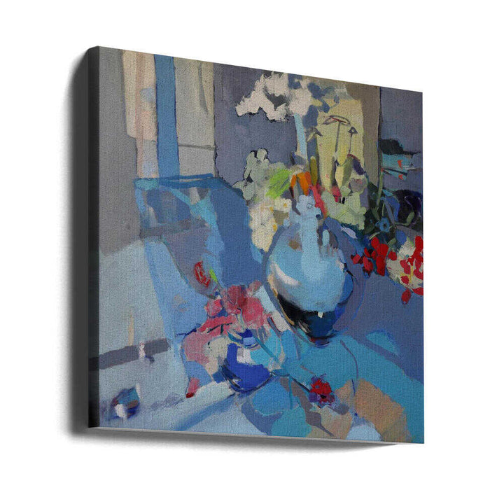 Blue Air - Square Stretched Canvas, Poster or Fine Art Print - I Heart Wall Art - Poster Print, Canvas Print or Framed Art Print
